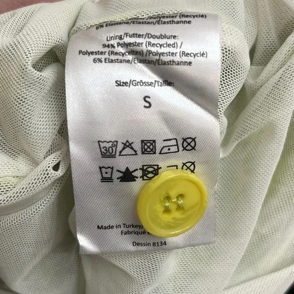 BAUM UND PFERDGARTEN Green Mesh Dress size Small - Picture 4 of 5